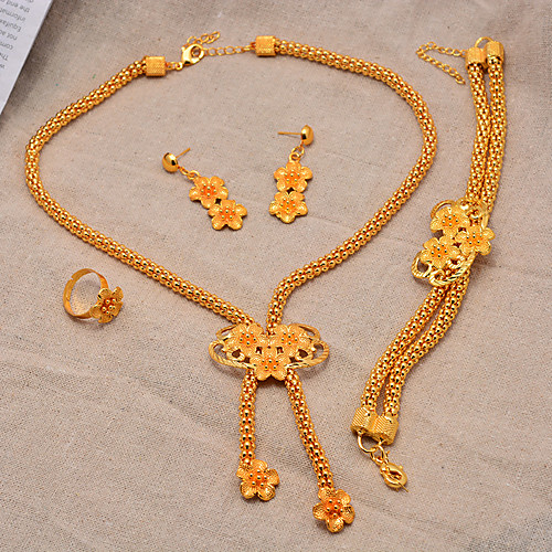 Women's Jewelry Set Classic Tassel Trendy Ethnic Fashion Gold Plated Earrings Jewelry Gold For Christmas Wedding Gift Street Festival 1 set
Women's Jewelry Set Classic Tassel Trendy Ethnic Fashion Gold Plated Earrings Jewelry Gold For Christmas Wedding Gift Street Festival 1 set