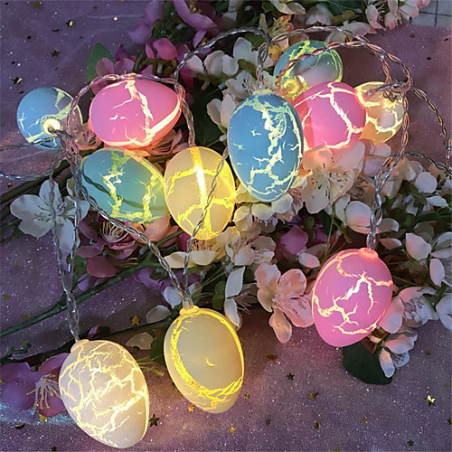 4pcs 10LEDs 1.5m Easter Eggs String Fair Lights Holiday Patio Christmas Easter Decorations for Home Outdoor Light Garland Balls
4pcs 10LEDs 1.5m Easter Eggs String Fair Lights Holiday Patio Christmas Easter Decorations for Home Outdoor Light Garland Balls