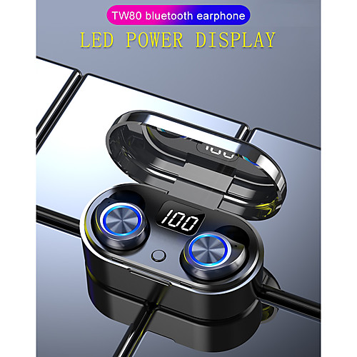LITBest TW80 TWS True Wireless Earbuds Wireless Bluetooth 5.0 Stereo with Microphone with Volume Control HIFI Auto Pairing for Mobile Phone
LITBest TW80 TWS True Wireless Earbuds Wireless Bluetooth 5.0 Stereo with Microphone with Volume Control HIFI Auto Pairing for Mobile Phone