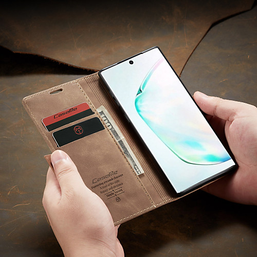 CaseMe New Business Leather Magnetic Flip Case For Samsung Galaxy Note 10 / Note 10 Plus With Wallet Card Slot Stand Case Cover
CaseMe New Business Leather Magnetic Flip Case For Samsung Galaxy Note 10 / Note 10 Plus With Wallet Card Slot Stand Case Cover