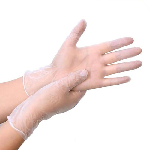 100pc Disposable Vinyl Gloves 4 mil Food Grade Gloves Anti-static Plastic Gloves For Food Cleaning Cooking Kitchen Cleaning
100pc Disposable Vinyl Gloves 4 mil Food Grade Gloves Anti-static Plastic Gloves For Food Cleaning Cooking Kitchen Cleaning