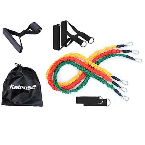 Resistance Band Set 10 pcs Sports TPE Pilates Exercise & Fitness Gym Workout Adjustable Durable Resistance Training Myofascial Release, Trigger Point Therapy, Muscle Knots, and Yoga Therapy For Women
Resistance Band Set 10 pcs Sports TPE Pilates Exercise & Fitness Gym Workout Adjustable Durable Resistance Training Myofascial Release, Trigger Point Therapy, Muscle Knots, and Yoga Therapy For Women