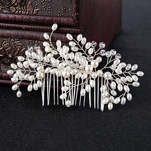 Women's Hair Combs Hair Jewelry For Wedding Engagement Party Wedding Geometrical Crystal Alloy White 1pc
Women's Hair Combs Hair Jewelry For Wedding Engagement Party Wedding Geometrical Crystal Alloy White 1pc
