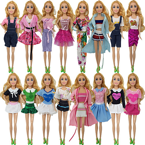 Doll accessories Doll Clothes Doll Dress Simple Creative Kawaii Clothing Fabrics 1-16 pcs Children's All Toy Gift
Doll accessories Doll Clothes Doll Dress Simple Creative Kawaii Clothing Fabrics 1-16 pcs Children's All Toy Gift