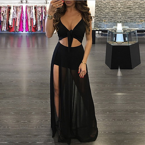 Women's Maxi Sheath Dress - Sleeveless Solid Color Strap Wine White Black Yellow Orange Royal Blue S M L XL
Women's Maxi Sheath Dress - Sleeveless Solid Color Strap Wine White Black Yellow Orange Royal Blue S M L XL