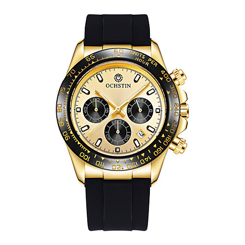 Men's Dress Watch Quartz Silicone Black 30 m Calendar / date / day Chronograph Noctilucent Analog BlackGloden WhiteGold Blushing Pink One Year Battery Life
Men's Dress Watch Quartz Silicone Black 30 m Calendar / date / day Chronograph Noctilucent Analog BlackGloden WhiteGold Blushing Pink One Year Battery Life