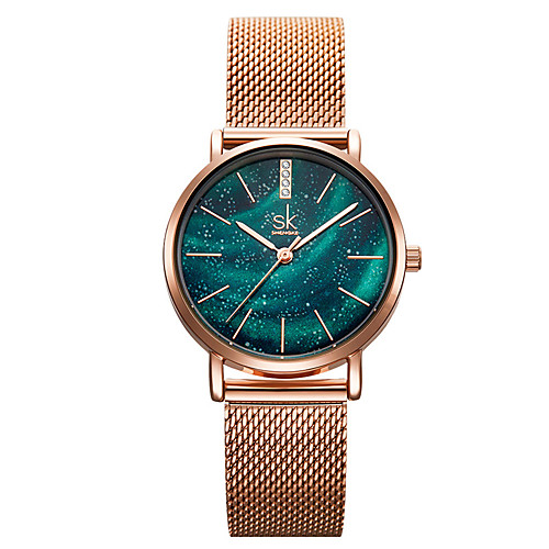 Women's Steel Band Watches Casual Fashion Stainless Steel Japanese Quartz Green Blue Water Resistant / Waterproof 30 m 1 pc Analog One Year Battery Life
Women's Steel Band Watches Casual Fashion Stainless Steel Japanese Quartz Green Blue Water Resistant / Waterproof 30 m 1 pc Analog One Year Battery Life