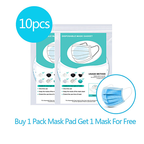 10pcs Circular Disposable Mask Gasket Isolation Filter Pad Anti-fog Haze Dust-proof Breathable Mask Replacement Pad Cotton Pad
10pcs Circular Disposable Mask Gasket Isolation Filter Pad Anti-fog Haze Dust-proof Breathable Mask Replacement Pad Cotton Pad