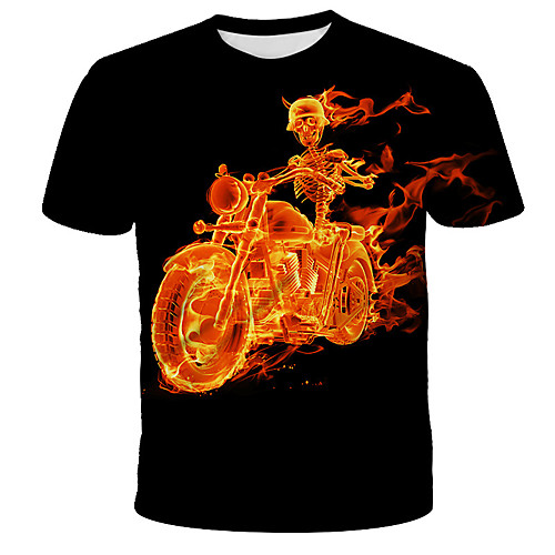 Men's 3D Graphic Print T-shirt Street chic Exaggerated Daily Holiday Round Neck Black / Short Sleeve
Men's 3D Graphic Print T-shirt Street chic Exaggerated Daily Holiday Round Neck Black / Short Sleeve