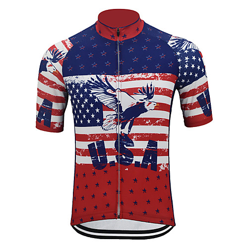 Adults Short sleeved Motorcycle Clothing Motorcycle Suit Motorcycle Jersey with American Flag USA color
Adults Short sleeved Motorcycle Clothing Motorcycle Suit Motorcycle Jersey with American Flag USA color