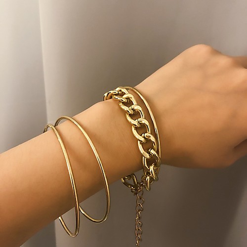 Women's Bracelet Bangles Classic Wedding Birthday Vintage Theme European Trendy Casual / Sporty Ethnic French Alloy Bracelet Jewelry Gold / Silver For Date Festival
Women's Bracelet Bangles Classic Wedding Birthday Vintage Theme European Trendy Casual / Sporty Ethnic French Alloy Bracelet Jewelry Gold / Silver For Date Festival