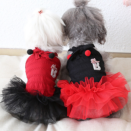 Dog Costume Dress Dog Clothes Breathable Red White Black Costume Beagle Bichon Frise Chihuahua Cotton Voiles & Sheers Bowknot Party Cute XS S M L XL
Dog Costume Dress Dog Clothes Breathable Red White Black Costume Beagle Bichon Frise Chihuahua Cotton Voiles & Sheers Bowknot Party Cute XS S M L XL