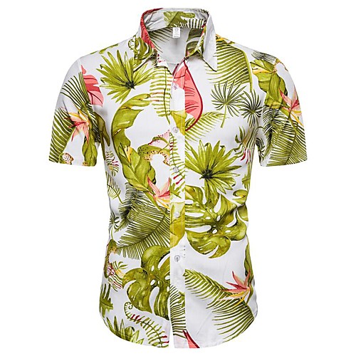 Men's Floral 3D T-shirt - Linen Basic Exaggerated Daily Going out Green / Short Sleeve
Men's Floral 3D T-shirt - Linen Basic Exaggerated Daily Going out Green / Short Sleeve