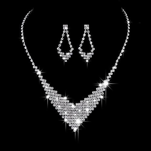 Women's Jewelry Set Classic Stylish Luxury Elegant Earrings Jewelry Silver For Wedding Party Evening Formal Engagement 1 set
Women's Jewelry Set Classic Stylish Luxury Elegant Earrings Jewelry Silver For Wedding Party Evening Formal Engagement 1 set