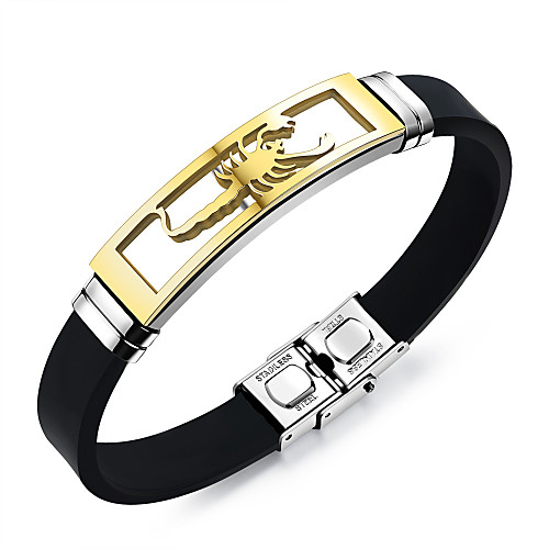 Men's Bracelet Bangles Wrap Bracelet Leather Bracelet Braided Animal Stylish Punk European Rock Silicone Bracelet Jewelry Gold For Anniversary Sport Formal Date Festival / Hologram Bracelet
Men's Bracelet Bangles Wrap Bracelet Leather Bracelet Braided Animal Stylish Punk European Rock Silicone Bracelet Jewelry Gold For Anniversary Sport Formal Date Festival / Hologram Bracelet