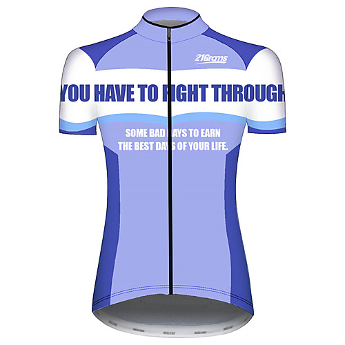 21Grams Women's Short Sleeve Cycling Jersey Blue / White Patchwork Novelty Bike Jersey Top Mountain Bike MTB Road Bike Cycling UV Resistant Breathable Quick Dry Sports Clothing Apparel / Stretchy
21Grams Women's Short Sleeve Cycling Jersey Blue / White Patchwork Novelty Bike Jersey Top Mountain Bike MTB Road Bike Cycling UV Resistant Breathable Quick Dry Sports Clothing Apparel / Stretchy