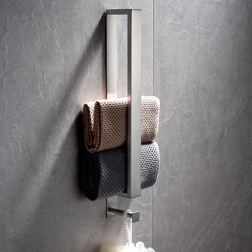 Multifunctional Towel Bar New Design / Self-adhesive / Creative Contemporary / Modern Stainless Steel / Low-carbon Steel / Metal 1pc - Bathroom 1-Towel Bar Wall Mounted
Multifunctional Towel Bar New Design / Self-adhesive / Creative Contemporary / Modern Stainless Steel / Low-carbon Steel / Metal 1pc - Bathroom 1-Towel Bar Wall Mounted