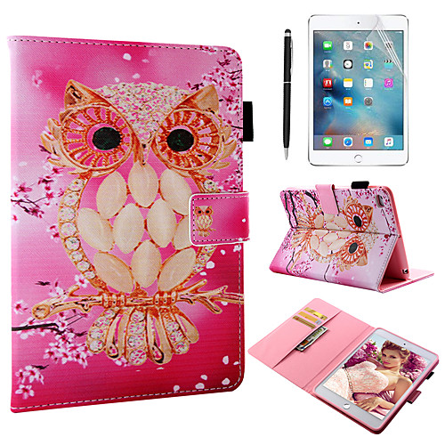 Case & 1pcs Stylus pen & 1pcs Screen Protect For Apple iPad Mini 12345 with Stand / Flip / Ultra-thin Back Cover Owl/ Flowers PU Leather
Case & 1pcs Stylus pen & 1pcs Screen Protect For Apple iPad Mini 12345 with Stand / Flip / Ultra-thin Back Cover Owl/ Flowers PU Leather