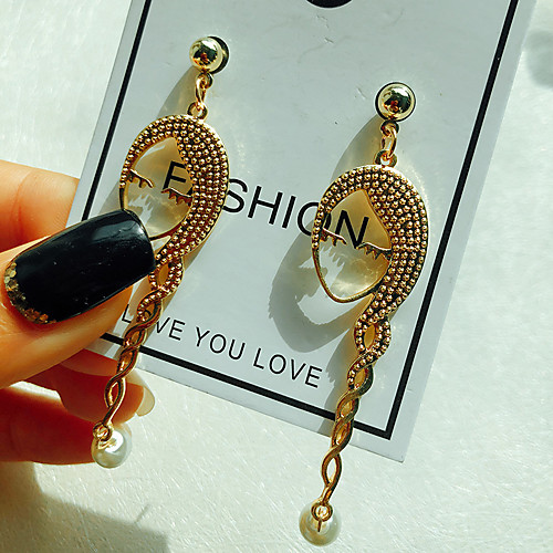 Women's Earrings Holiday Wedding Birthday Romantic Earrings Jewelry Gold For Date Street Festival 1 Pair
Women's Earrings Holiday Wedding Birthday Romantic Earrings Jewelry Gold For Date Street Festival 1 Pair