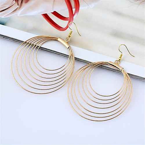 Women's Hoop Earrings Geometrical Fashion Stylish Earrings Jewelry Gold / Silver For
Women's Hoop Earrings Geometrical Fashion Stylish Earrings Jewelry Gold / Silver For