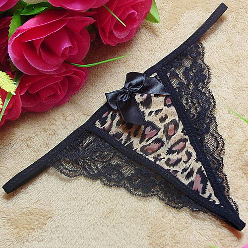 Women's Lace / Flower G-strings & Thongs Panties Low Waist Blushing Pink Black One-Size
Women's Lace / Flower G-strings & Thongs Panties Low Waist Blushing Pink Black One-Size