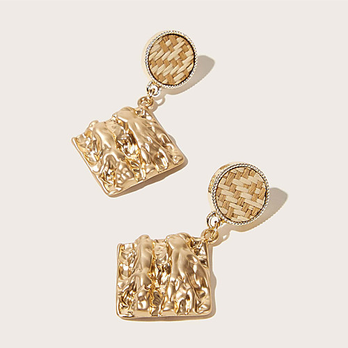 Women's Couple's Earrings Simple Vintage Earrings Jewelry Gold For Vacation Street 1 Pair
Women's Couple's Earrings Simple Vintage Earrings Jewelry Gold For Vacation Street 1 Pair