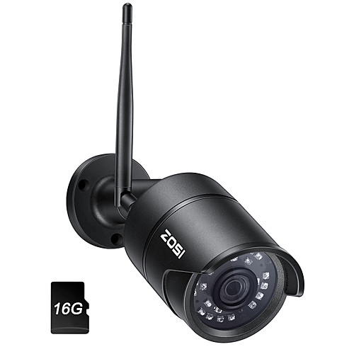 ZOSI WiFi Outdoor Security Camera 1080P Colorful Night Vision CCTV Camera Motion Detection Wireless 2.4G IP Waterproof Surveillance System 16GB TF Card Pre-installed
ZOSI WiFi Outdoor Security Camera 1080P Colorful Night Vision CCTV Camera Motion Detection Wireless 2.4G IP Waterproof Surveillance System 16GB TF Card Pre-installed