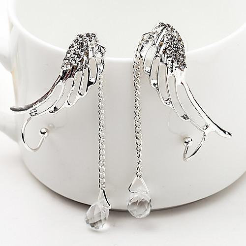 Women's Earrings Holiday Wedding Birthday Romantic Earrings Jewelry Silver For Date Street Festival 1 Pair
Women's Earrings Holiday Wedding Birthday Romantic Earrings Jewelry Silver For Date Street Festival 1 Pair