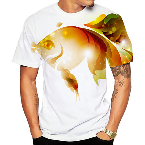 Men's Plus Size 3D Animal Print T-shirt Basic Daily Going out Round Neck White / Short Sleeve
Men's Plus Size 3D Animal Print T-shirt Basic Daily Going out Round Neck White / Short Sleeve