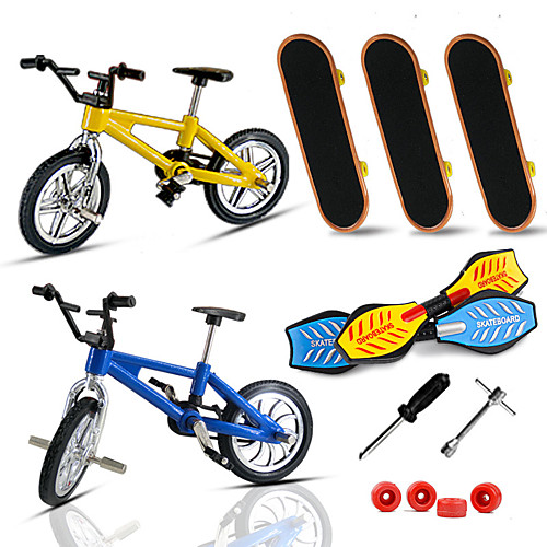 7 pcs Finger skateboards Plastic with Replacement Wheels and Tools Party Favors for Kid's Gifts / Metal
7 pcs Finger skateboards Plastic with Replacement Wheels and Tools Party Favors for Kid's Gifts / Metal