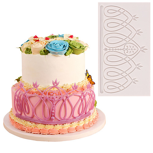 DIY Cake Lace Love Lace Mold Fondant Cake Decoration Silicone Baking 1pc
DIY Cake Lace Love Lace Mold Fondant Cake Decoration Silicone Baking 1pc