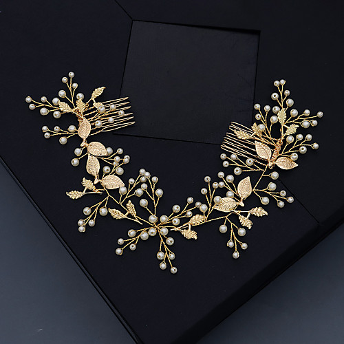 Women's Hair Combs For Wedding Anniversary Gift Formal Rhinestone Alloy Golden 1pc
Women's Hair Combs For Wedding Anniversary Gift Formal Rhinestone Alloy Golden 1pc