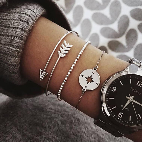 Women's Bracelet Classic Wedding Birthday Vintage Theme European Trendy Casual / Sporty Ethnic French Alloy Bracelet Jewelry Silver For Date Festival
Women's Bracelet Classic Wedding Birthday Vintage Theme European Trendy Casual / Sporty Ethnic French Alloy Bracelet Jewelry Silver For Date Festival