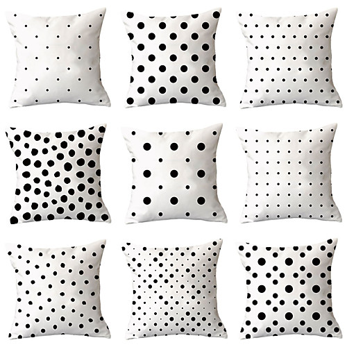 9 pcs Polyester Pillow Cover, Geometric Geometic Simple Classic Square Traditional Classic
9 pcs Polyester Pillow Cover, Geometric Geometic Simple Classic Square Traditional Classic