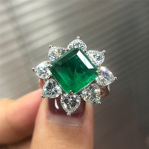 10 carat Ring Copper Gold Plated For Women's Emerald cut Antique Luxury Bridal Wedding Party Evening Formal High Quality Halo
10 carat Ring Copper Gold Plated For Women's Emerald cut Antique Luxury Bridal Wedding Party Evening Formal High Quality Halo