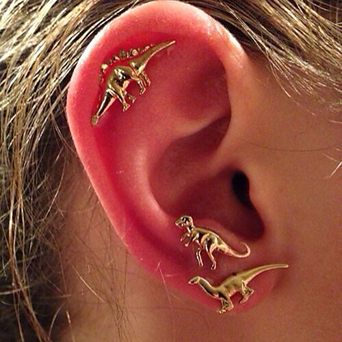 Women's Earrings Holiday Wedding Birthday Romantic Earrings Jewelry Gold / Silver For Date Street Festival 3 Pairs
Women's Earrings Holiday Wedding Birthday Romantic Earrings Jewelry Gold / Silver For Date Street Festival 3 Pairs