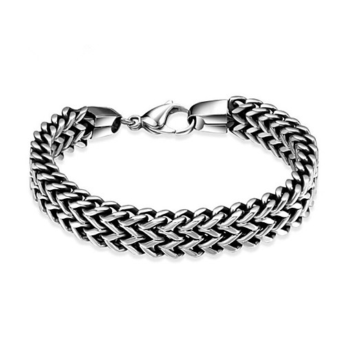 Men's Chain Bracelet Braided Totem Series Stylish Titanium Steel Bracelet Jewelry Silver For Gift Festival
Men's Chain Bracelet Braided Totem Series Stylish Titanium Steel Bracelet Jewelry Silver For Gift Festival
