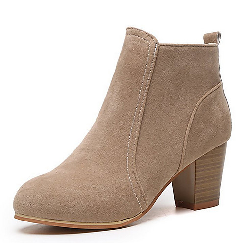 Women's Boots Chunky Heel Round Toe PU Mid-Calf Boots Fall & Winter Red / Khaki / Black
Women's Boots Chunky Heel Round Toe PU Mid-Calf Boots Fall & Winter Red / Khaki / Black