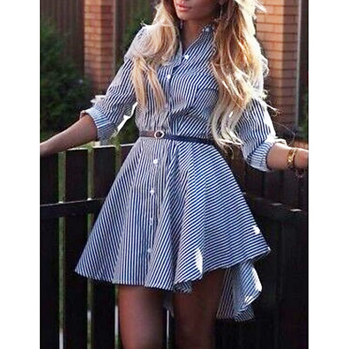 Women's Sheath Dress - Long Sleeve Print V Neck Wine Black Blushing Pink Fuchsia Light Blue S M L XL XXL
Women's Sheath Dress - Long Sleeve Print V Neck Wine Black Blushing Pink Fuchsia Light Blue S M L XL XXL
