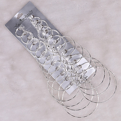 Women's Earrings Holiday Wedding Birthday Romantic Earrings Jewelry Silver For Date Street Festival 1 set
Women's Earrings Holiday Wedding Birthday Romantic Earrings Jewelry Silver For Date Street Festival 1 set