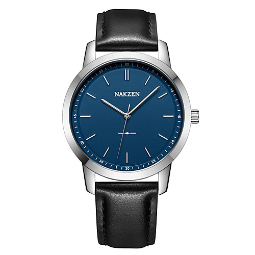 Men's Dress Watch Japanese Quartz Genuine Leather 30 m Water Resistant / Waterproof Day Date Analog Fashion Cool - Brown Black Black / Blue One Year Battery Life / Stainless Steel
Men's Dress Watch Japanese Quartz Genuine Leather 30 m Water Resistant / Waterproof Day Date Analog Fashion Cool - Brown Black Black / Blue One Year Battery Life / Stainless Steel