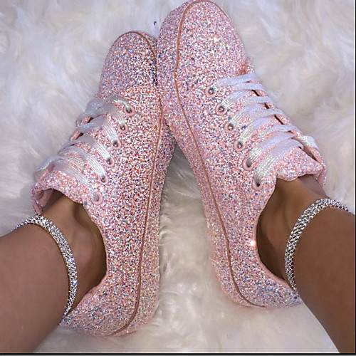 Women's Athletic Shoes Flat Heel Round Toe PU Running Shoes Spring & Summer Pink / Blue / White
Women's Athletic Shoes Flat Heel Round Toe PU Running Shoes Spring & Summer Pink / Blue / White