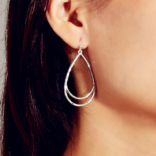 Women's Earrings Pear Cut Fashion Stylish Trendy Rock Fashion French Earrings Jewelry Silver For Party Evening Prom Vacation Beach Festival 1 Pair
Women's Earrings Pear Cut Fashion Stylish Trendy Rock Fashion French Earrings Jewelry Silver For Party Evening Prom Vacation Beach Festival 1 Pair