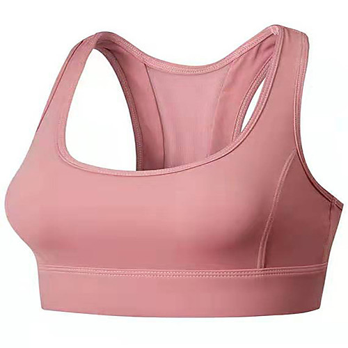 Women's Sports Bra Bralette Racerback Elastane Running Fitness Jogging Breathable Soft Padded Medium Support Pink White Black Solid Colored / Stretchy
Women's Sports Bra Bralette Racerback Elastane Running Fitness Jogging Breathable Soft Padded Medium Support Pink White Black Solid Colored / Stretchy