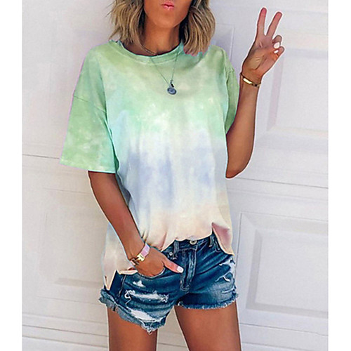 Women's Color Block Print T-shirt Sports Wine / Blue / Purple / Blushing Pink / Green / Light Blue
Women's Color Block Print T-shirt Sports Wine / Blue / Purple / Blushing Pink / Green / Light Blue