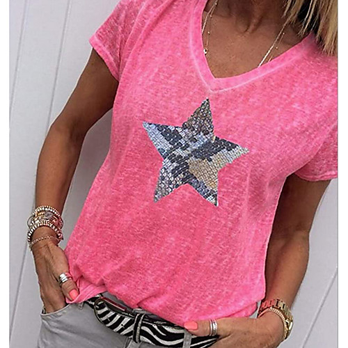 Women's Geometric Print T-shirt - Cotton Daily White / Blue / Blushing Pink / Green
Women's Geometric Print T-shirt - Cotton Daily White / Blue / Blushing Pink / Green