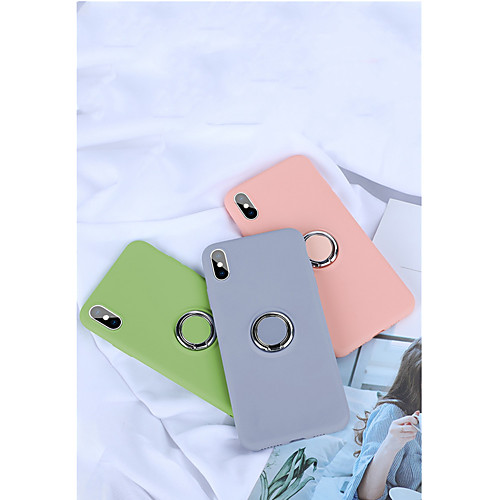 Case For Apple iPhone 11 /11 Pro /11 Pro Max /X/XS/XR/XS Max/8P/7P/7/8 Shockproof / Ring Holder Back Cover Solid Colored Silica Gel
Case For Apple iPhone 11 /11 Pro /11 Pro Max /X/XS/XR/XS Max/8P/7P/7/8 Shockproof / Ring Holder Back Cover Solid Colored Silica Gel