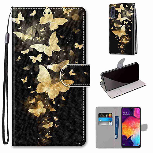Case For Samsung Galaxy S20 / S20 Plus / S20 Ultra Wallet / Card Holder / with Stand Golden Butterfly PU Leather / TPU for A51 / A71 / A81 / A91 / A01 / A21 / A50(2019) / A30s(2019) / A30(2019)
Case For Samsung Galaxy S20 / S20 Plus / S20 Ultra Wallet / Card Holder / with Stand Golden Butterfly PU Leather / TPU for A51 / A71 / A81 / A91 / A01 / A21 / A50(2019) / A30s(2019) / A30(2019)