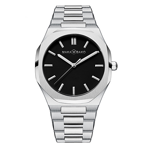 Men's Steel Band Watches Japanese Quartz Stainless Steel 30 m Water Resistant / Waterproof Day Date Analog Fashion Cool - Black / Silver BlackGloden Black / Pink One Year Battery Life
Men's Steel Band Watches Japanese Quartz Stainless Steel 30 m Water Resistant / Waterproof Day Date Analog Fashion Cool - Black / Silver BlackGloden Black / Pink One Year Battery Life