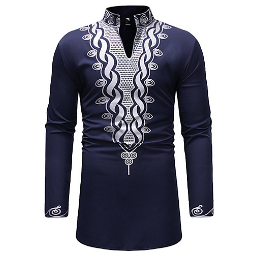 Men's Solid Colored Shirt Sports Round Neck Black / Navy Blue / Long Sleeve
Men's Solid Colored Shirt Sports Round Neck Black / Navy Blue / Long Sleeve
